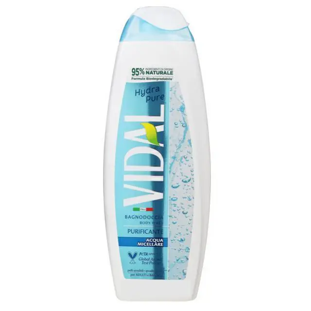Vidal Hydra Pure żel pod prysznic z wodą micelarną 600 ml