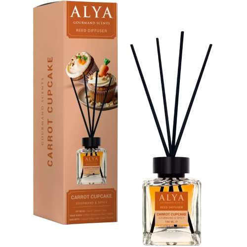 ALYA Carrot Cupcake dyfuzor zapachowy z patyczkami 100 ml