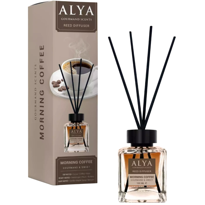 ALYA Morning Coffee dyfuzor zapachowy z patyczkami 100 ml