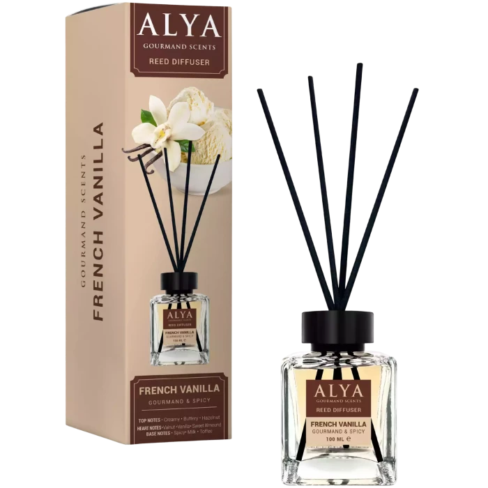 ALYA French Vanilla dyfuzor zapachowy z patyczkami 100 ml