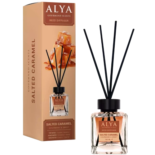 ALYA Salted Caramel dyfuzor zapachowy z patyczkami 100 ml
