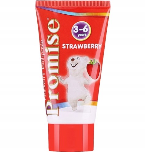 Promise pasta do zębów dla dzieci 3–6 lat Strawberry 50 ml