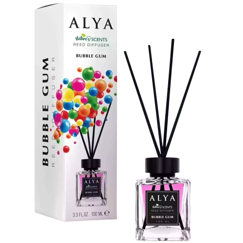 ALYA Bubble Gum dyfuzor zapachowy z patyczkami 100 ml
