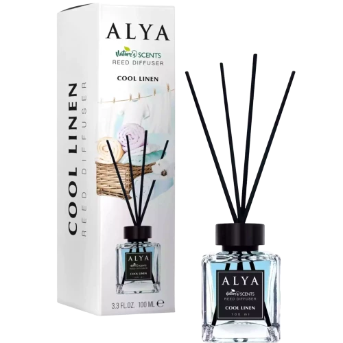 ALYA Cool Linen dyfuzor zapachowy z patyczkami 100 ml