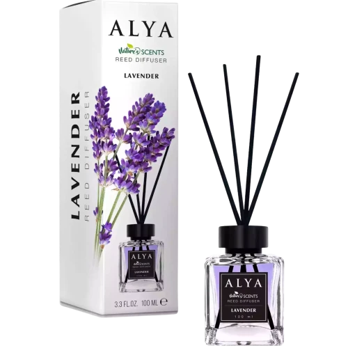 ALYA Lavender dyfuzor zapachowy z patyczkami 100 ml