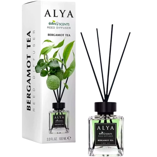ALYA Bergamot Tea dyfuzor zapachowy z patyczkami 100 ml
