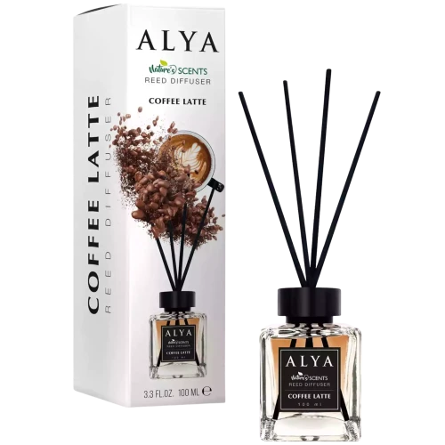 ALYA Coffee Latte dyfuzor zapachowy z patyczkami 100 ml