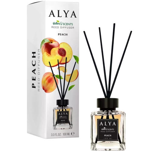 ALYA Peach dyfuzor zapachowy z patyczkami 100 ml