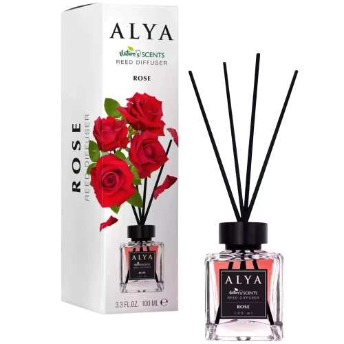 ALYA Rose dyfuzor zapachowy z patyczkami 100 ml