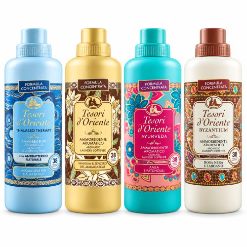 Tesori d’Oriente płyny do płukania 4x760 ml zestaw mix 152 prania