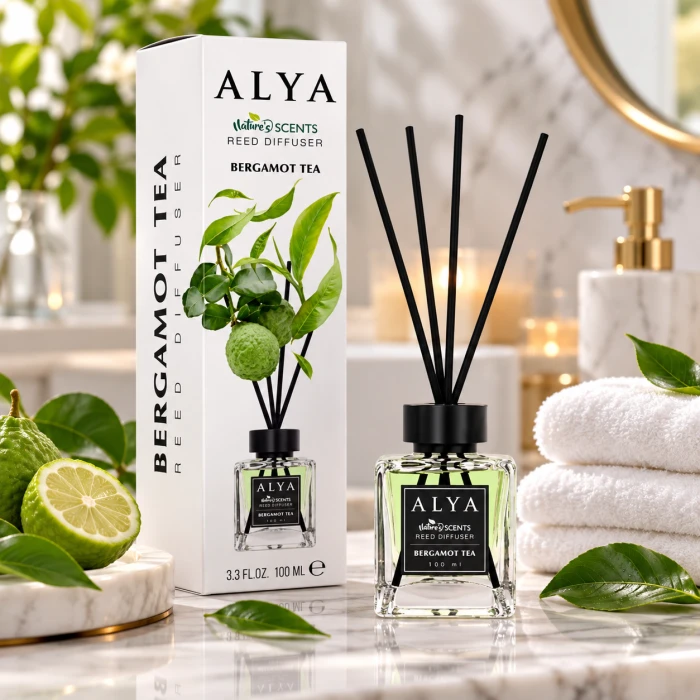 ALYA Bergamot Tea patyczki zapachowe – elegancki zapach do domu