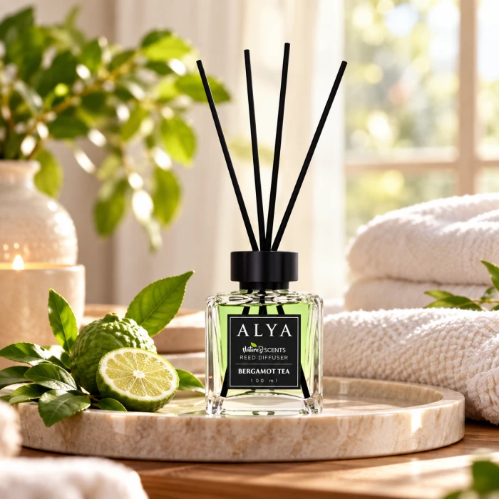 ALYA Bergamot Tea dyfuzor 100 ml – świeży zapach bergamotki do domu