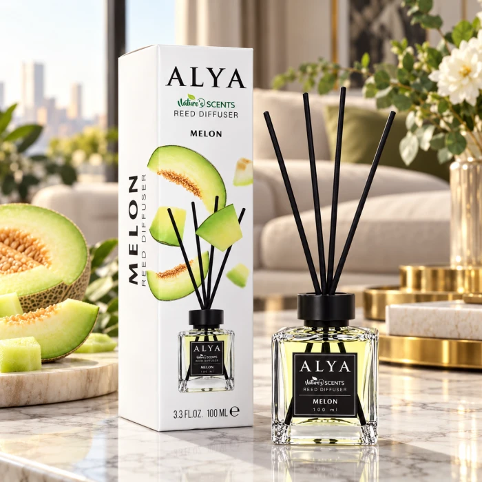 ALYA Melon – owocowy dyfuzor zapachowy z patyczkami 100 ml