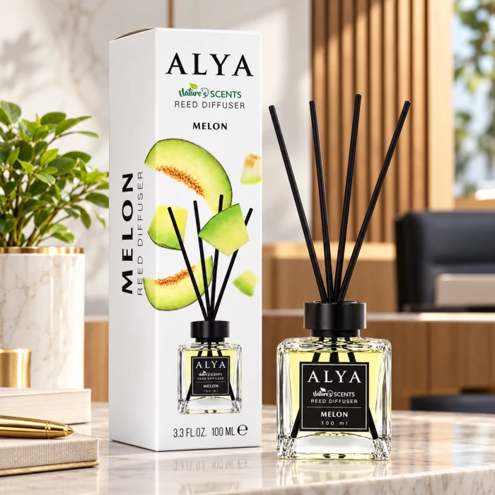 ALYA Melon 100 ml – elegancki dyfuzor zapachowy do wnętrz