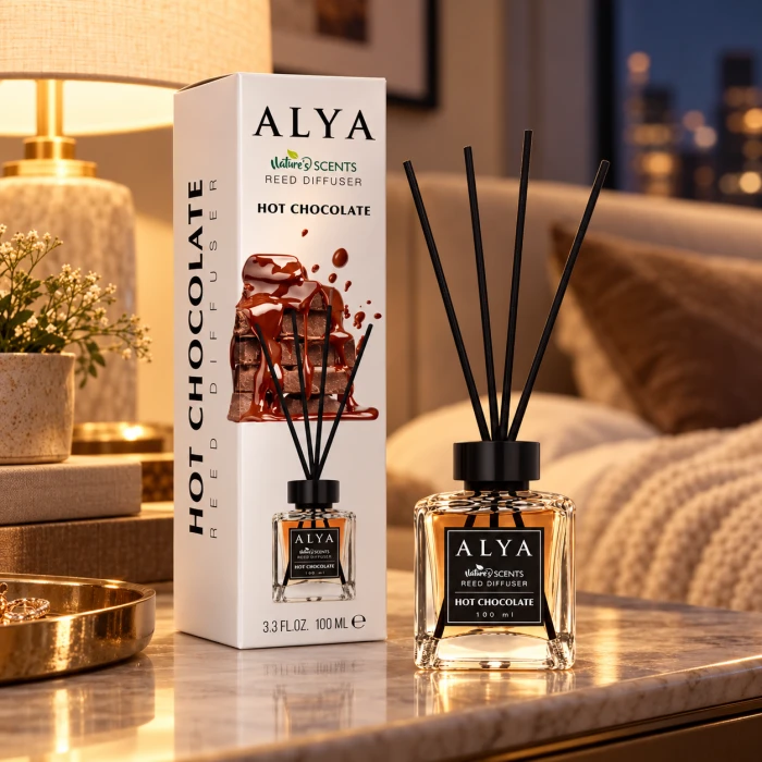 ALYA Hot Chocolate patyczki zapachowe 100 ml – deserowy aromat