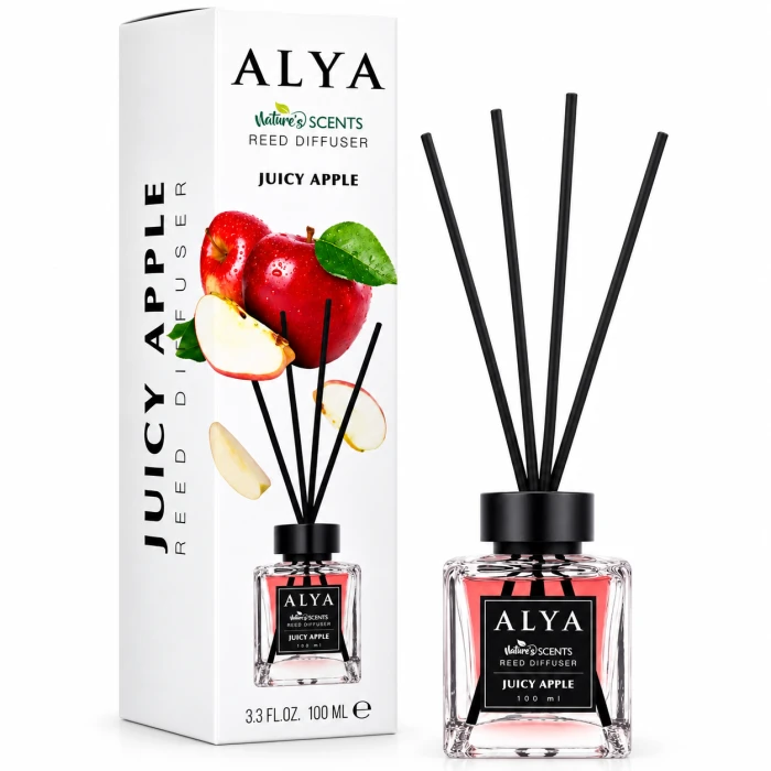 ALYA Juicy Apple 100 ml – dyfuzor zapachowy z patyczkami