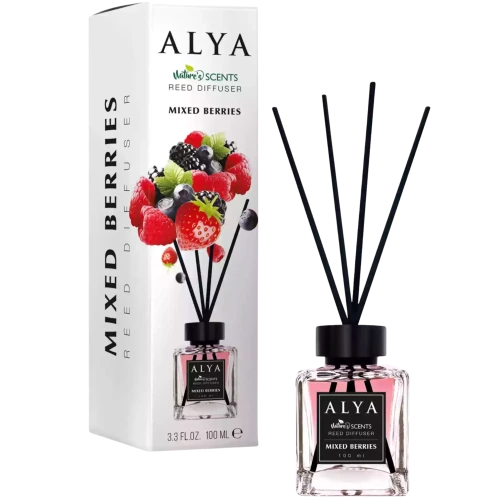 ALYA Mixed Berries dyfuzor zapachowy owoce leśne patyczki 100 ml