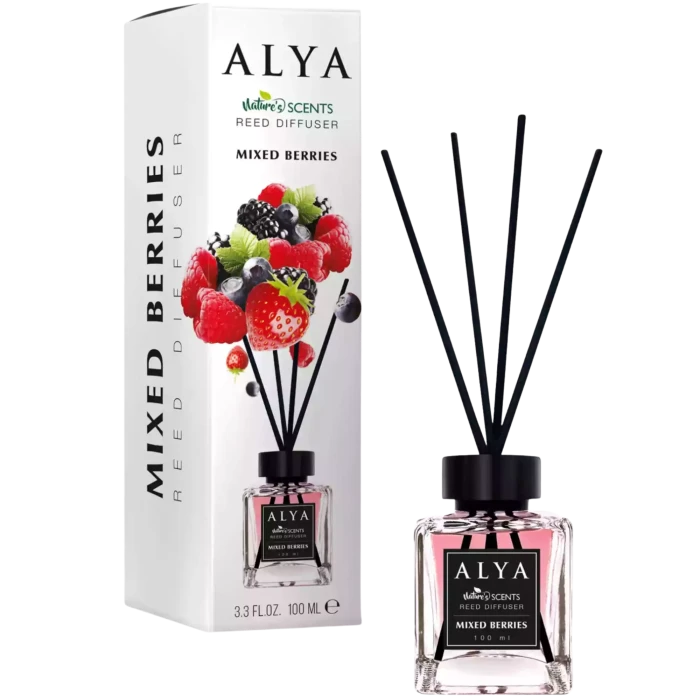 ALYA Mixed Berries dyfuzor zapachowy owoce leśne patyczki 100 ml