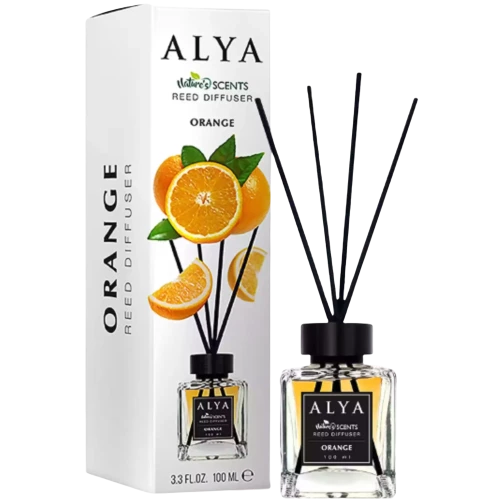 ALYA Orange dyfuzor zapachowy patyczki pomarańcza 100 ml