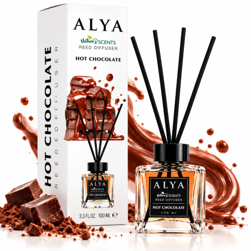ALYA Hot Chocolate 100 ml – dyfuzor zapachowy z patyczkami