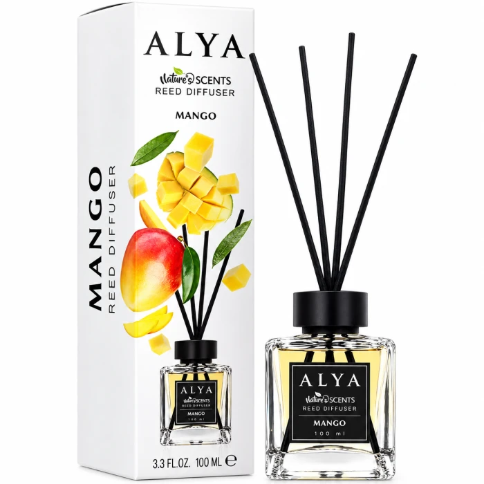 ALYA Mango 100 ml – dyfuzor zapachowy z patyczkami