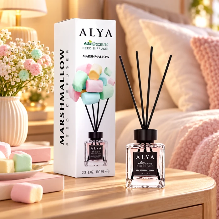 ALYA Marshmallow – dyfuzor o słodkim zapachu pianek