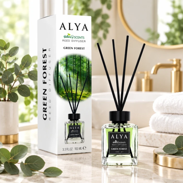 ALYA Green Forest patyczki zapachowe – zielony aromat do wnętrz