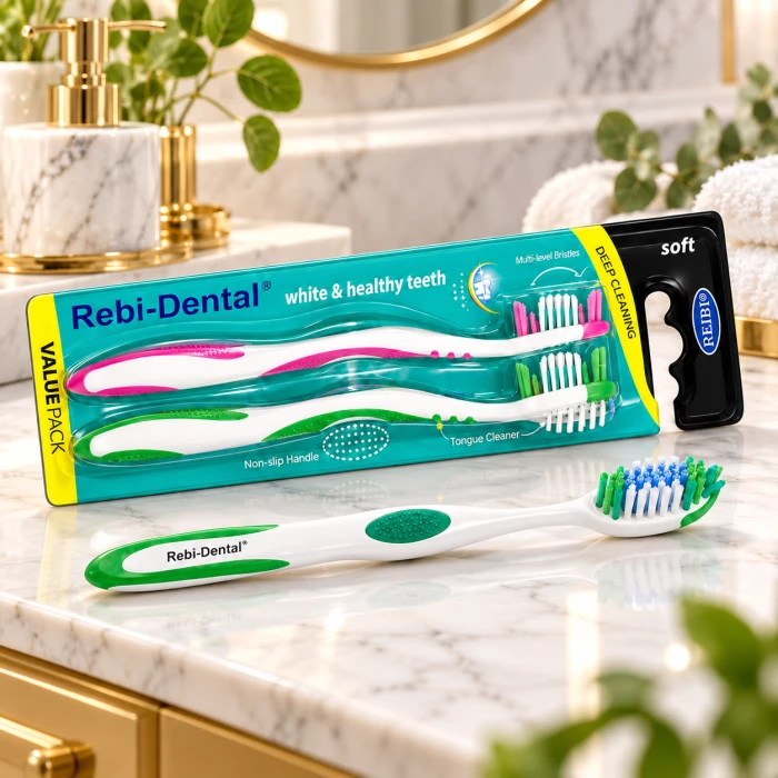 Rebi-Dental White & Healthy Teeth – szczoteczki z miękkim włosiem