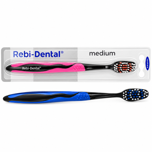 Rebi-Dental M03 Medium szczoteczka do zębów średnia 1 szt.