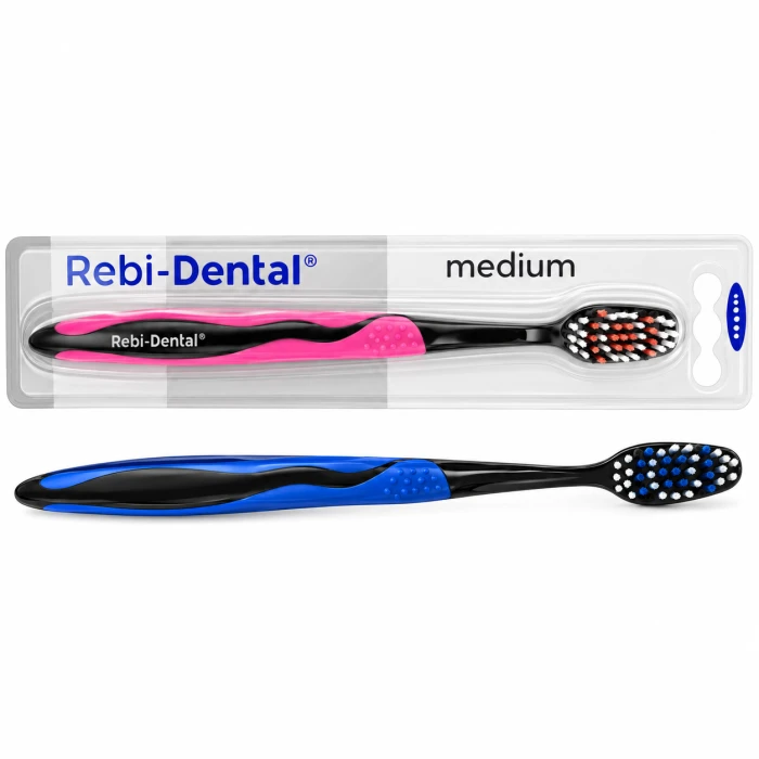 Rebi-Dental M03 Medium szczoteczka do zębów średnia 1 szt.