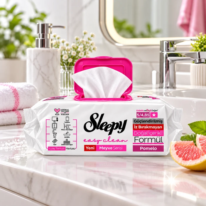 Sleepy Easy Clean Pomelo – chusteczki do czyszczenia powierzchni