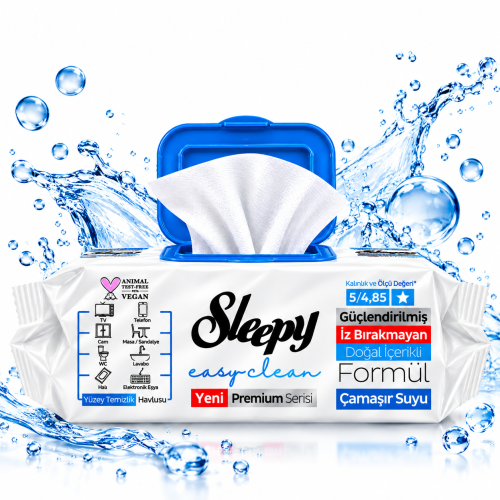 Sleepy Easy Clean Bleach Additive 100 szt. – chusteczki nawilżane do czyszczenia