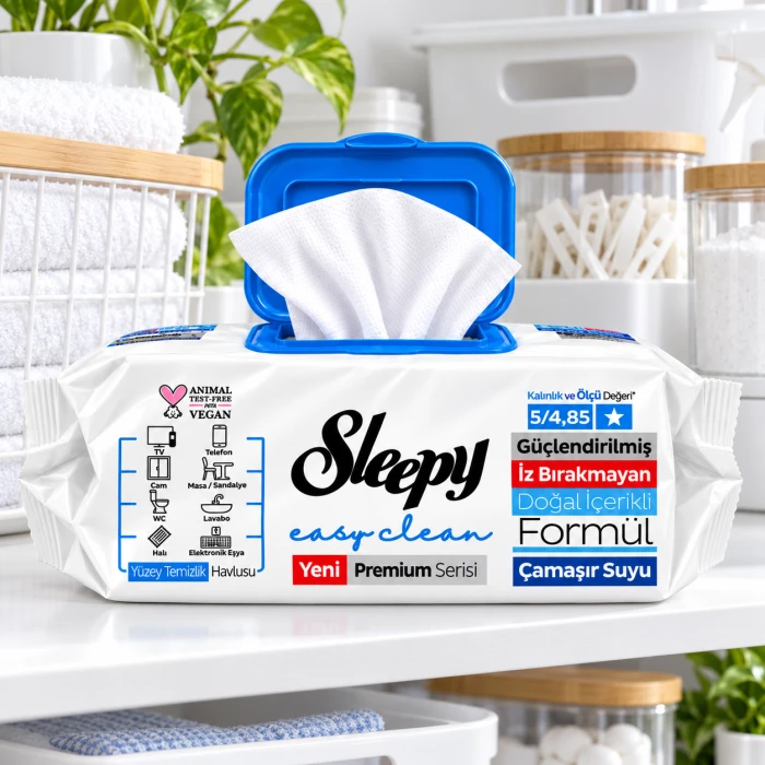 Sleepy Easy Clean Bleach Additive – nawilżane chusteczki do powierzchni