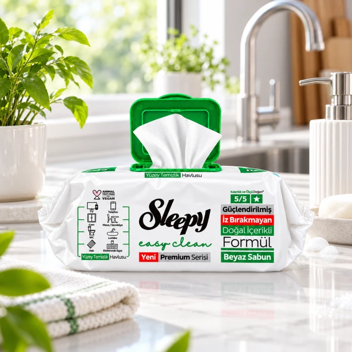 Sleepy Easy Clean – chusteczki z białym mydłem do kuchni