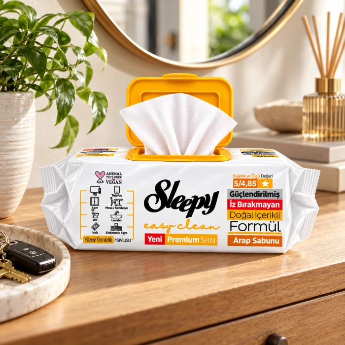 Sleepy Easy Clean Mydło Arabskie 100 szt. – chusteczki do domu