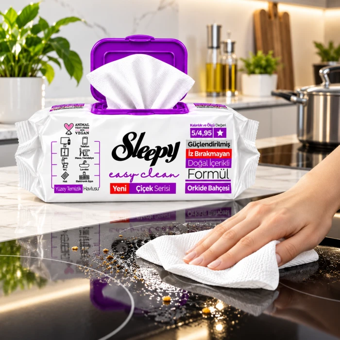 Sleepy Easy Clean – chusteczki o zapachu orchidei do kuchni