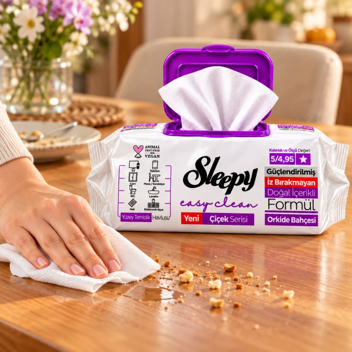 Sleepy Easy Clean Orchidea 100 szt. – chusteczki do mebli