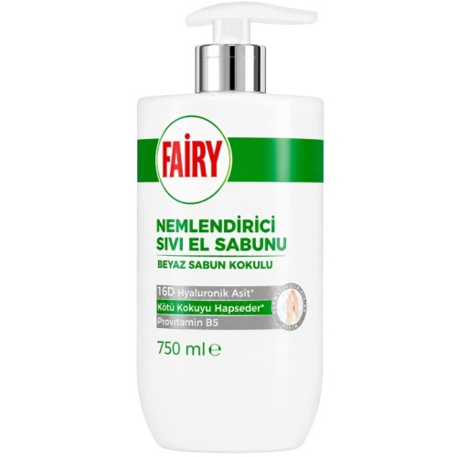 Fairy mydło w płynie Białe Mydło kwas hialuronowy B5 750 ml