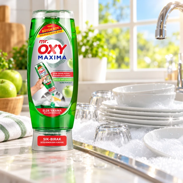 Mr. Oxy Maxima Green Apple – owocowy płyn do mycia naczyń