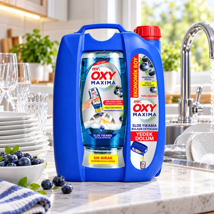 Mr. Oxy Maxima Borówka – płyn do ręcznego mycia naczyń 4 l