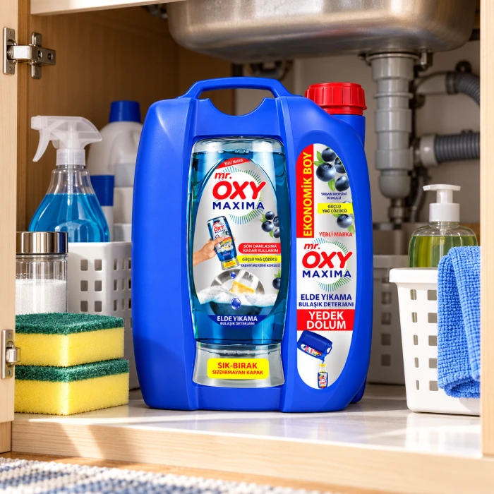 Mr. Oxy Maxima Blueberry 4 l – duży zapas płynu do naczyń