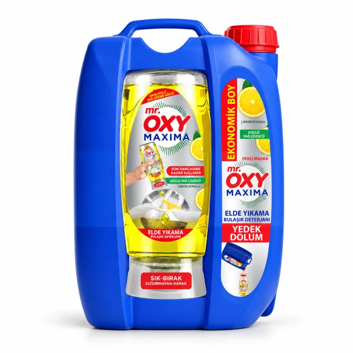 Mr. Oxy Lemon 3500 ml – refill płynu do ręcznego mycia naczyń