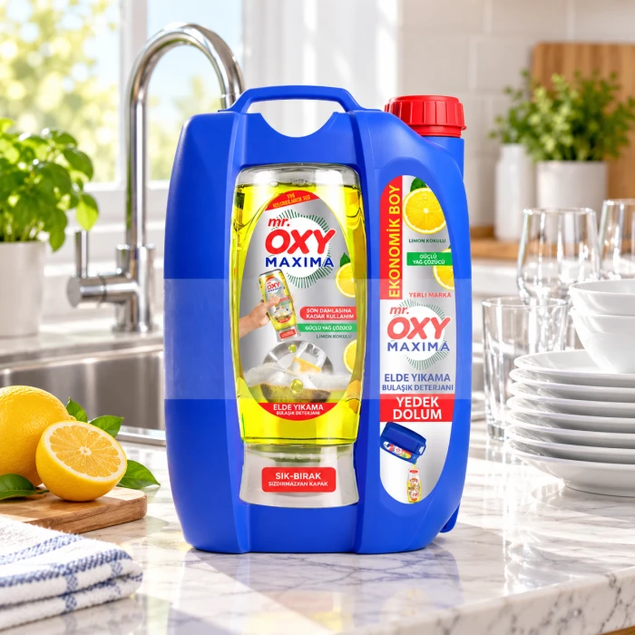 Mr. Oxy Maxima Lemon – płyn do naczyń refill 3500 + 500 ml
