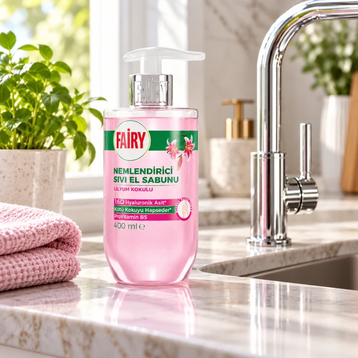 Fairy Lilia – kwiatowe mydło w płynie do łazienki 400 ml