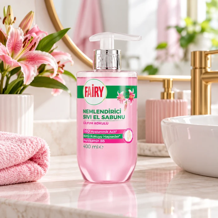Fairy Lilia 400 ml – mydło do codziennej higieny dłoni