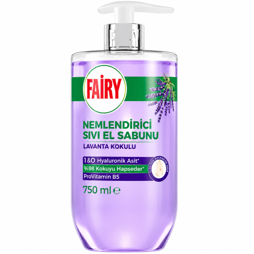 Fairy Lawenda – mydło do rąk 750 ml z witaminą B5