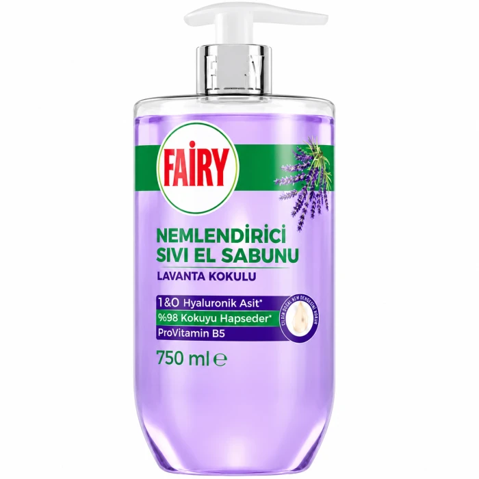 Fairy Lawenda – mydło do rąk 750 ml z witaminą B5
