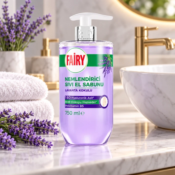 Fairy Lawenda – kwiatowe mydło w płynie do łazienki 750 ml
