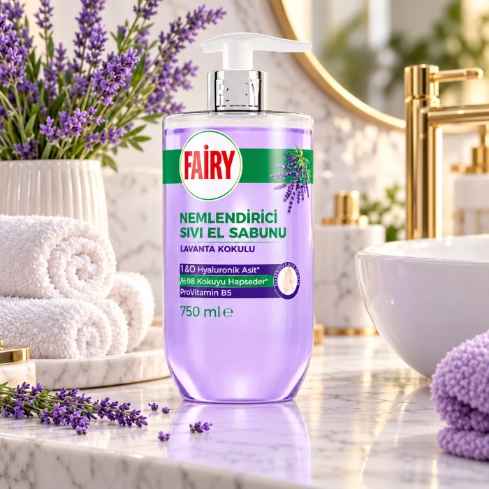 Fairy Lawenda 750 ml – duże mydło do rąk o zapachu lawendy