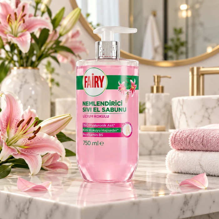 Fairy Lilia – kwiatowe mydło w płynie do łazienki 750 ml